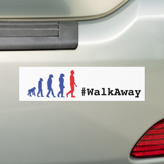 Hashtag WalkAway Movement Konservative Evolution Autoaufkleber (Auf Auto)