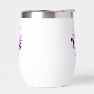 Hashtag Wasserflasche Trendy Minimalistisch Trin