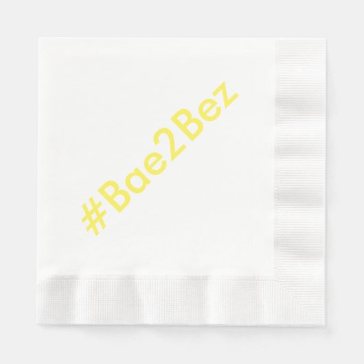Hashtag Wedding Engagement Party Dinner Napkins Serviette (Vorderseite)
