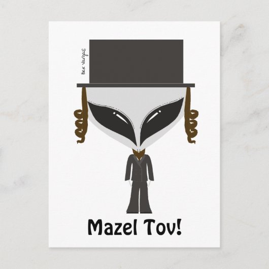 Hasidic Jew Postcard Postkarte (Vorderseite)