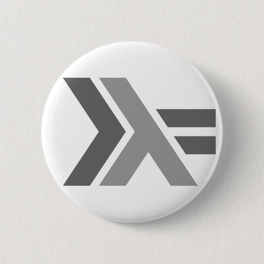 Haskell Knopf Button (Vorderseite)