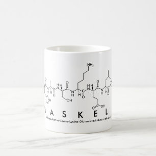 Haskell Peptid-Namen-Tasse Kaffeetasse