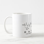 Haskell Peptid-Namen-Tasse Kaffeetasse (Links)