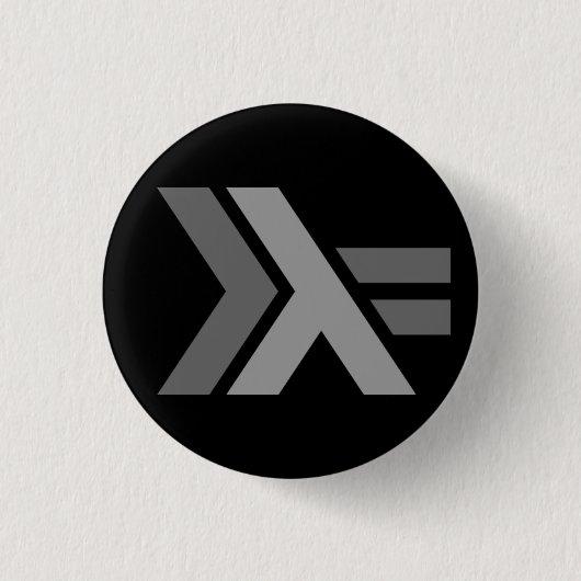 Haskell Thompson-Geschäftemacher Logo Button (Vorderseite)