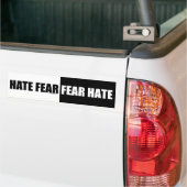 Hass-Furcht/Furcht-Hass - Autoaufkleber (Auf Lkw)