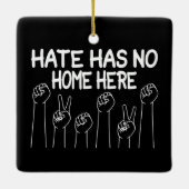 Hass hat hier keine Zuhause, Gleichberechtigung, s Keramikornament (Rückseite)