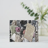 Hass hat hier keine Zuhause Postkarte (Stehend Vorderseite)