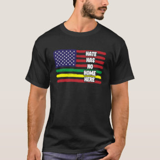 Hass hat hier keinen Platz Black Pride Black Hist T-Shirt
