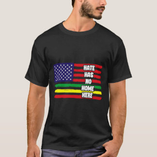 Hass hat hier keinen Platz Black Pride Black Histo T-Shirt