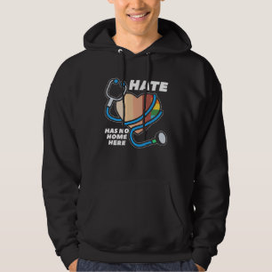 Hass hat hier keinen Platz Krankenschwester für ei Hoodie