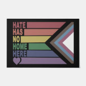 Hass hat keine Zuhause hier Doormat, Freundness Do Fußmatte (Vorderseite)