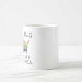 Hass hat keinen Platz in Amerika Kaffeetasse (Mittel)