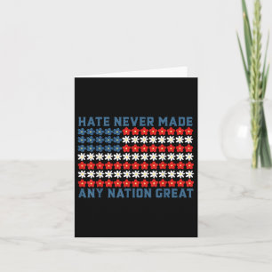 Hass hat nie irgendeine Nation zu einem großen pol Karte