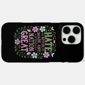Hass hat niemals eine Nation großartig gemacht Case-Mate iPhone Hülle (Rückseite (Horizontal))