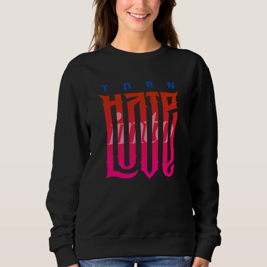 Hass in Liebe | Frauen Sweatshirt (Vorderseite)