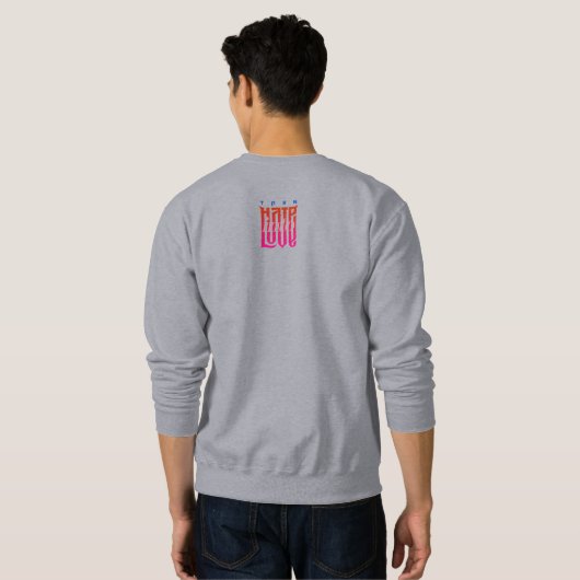 Hass in Liebe | Men Sweatshirt (Schwarz voll)