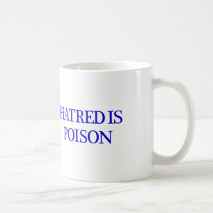 Hass ist Giftweiß-Tasse Kaffeetasse