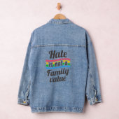 Hass ist kein Familienwert Jeansjacke (Hangar)