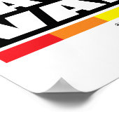 Hass ist kein Familienwert Poster (Ecke)