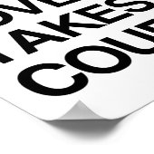 HASS IST LEICHT. LIEBE MACHT MUT POSTER (Ecke)