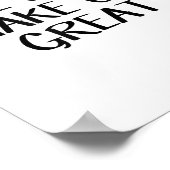 Hass kann uns nicht groß machen poster (Ecke)