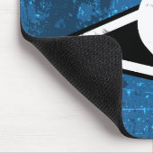 Hass-Maschinen-Spiel Mousepad (blau) (Ecke)