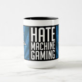 Hass-Maschinen-Spiel-Tasse - Propaganda-Blau Tasse (Zentrum)