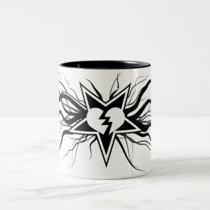 Hass-Maschinen-Spiel-Tentakel-Tasse Zweifarbige Tasse