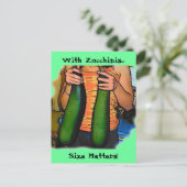 Hass meine Doppelzellenis nicht Postkarte (Stehend Vorderseite)