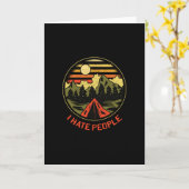 Hass Menschen Karte (Gelbe Blume)