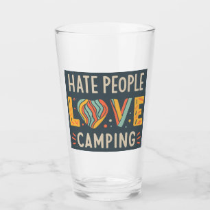Hass Menschen Liebe Camping Glas