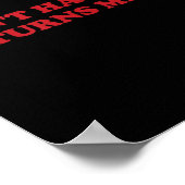 Hass mich nicht, es törnt mich an  poster (Ecke)