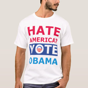 Hass Obama? Lustiges Antiobama-T-Shirt T-Shirt