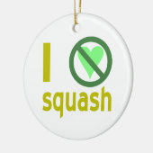 Hass Squash Keramik Ornament (Links)