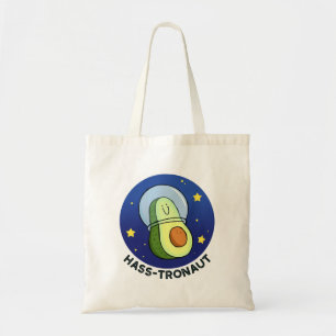 Hass-tronaut Avocado Space Pun Tote Bag Tragetasche