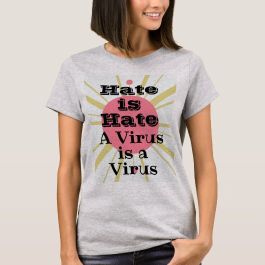 Hass/Virus-T - Shirt (Vorderseite)