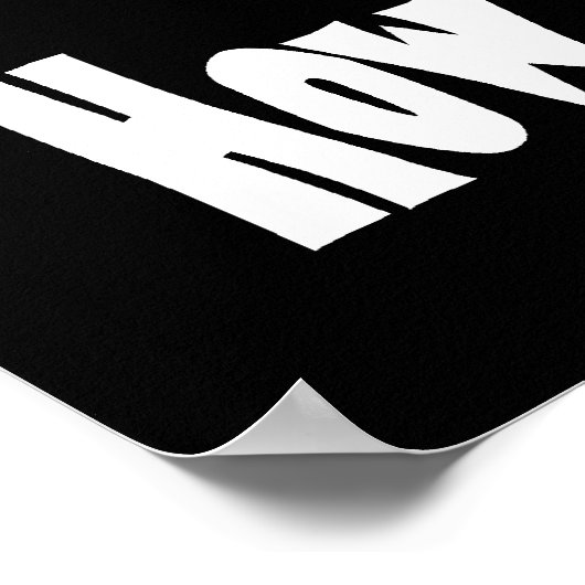 Hass von der Pulpit Poster (Ecke)