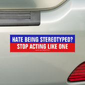 Hass wird stereotypisiert autoaufkleber (Auf Auto)