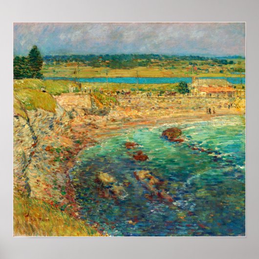 Hassam - Baileys Beach Newport Poster (Vorne)