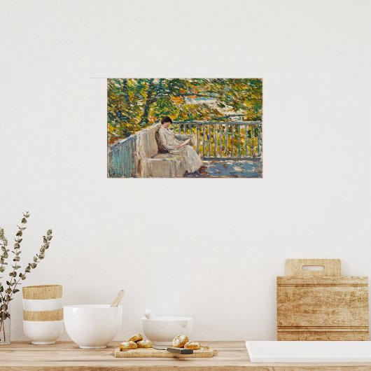 Hassam - Balkon 1907 Poster (Küche)