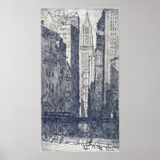Hassam - Batteriepark Poster (Vorne)