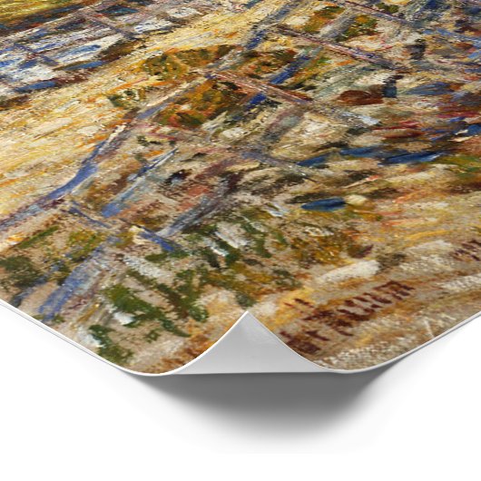 Hassam - Bridge at Old Lyme 1908 Poster (Ecke)