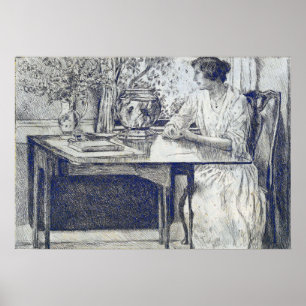 Hassam - Der koloniale Tisch Poster
