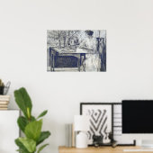 Hassam - Der Kolonialtisch Poster (Heimbüro)