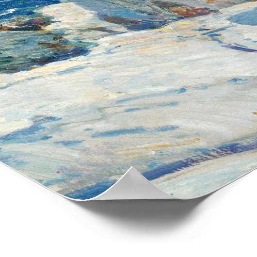 Hassam - Die Südflanke appledliert Poster (Ecke)