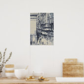 Hassam - Fifth Avenue Noon Poster (Küche)