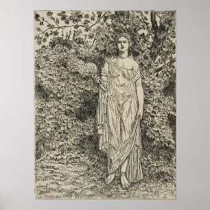 Hassam - Flora 1929 Poster