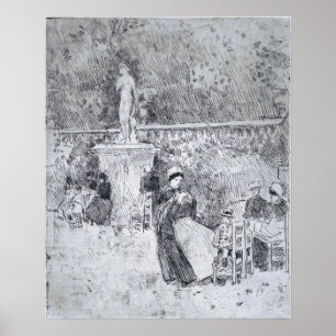 Hassam - Garten des Luxembourg Poster