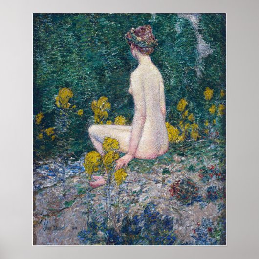 Hassam - Goldenrod 1908 Poster (Vorne)