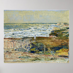 Hassam - Montauk Fisherman 1921 Poster